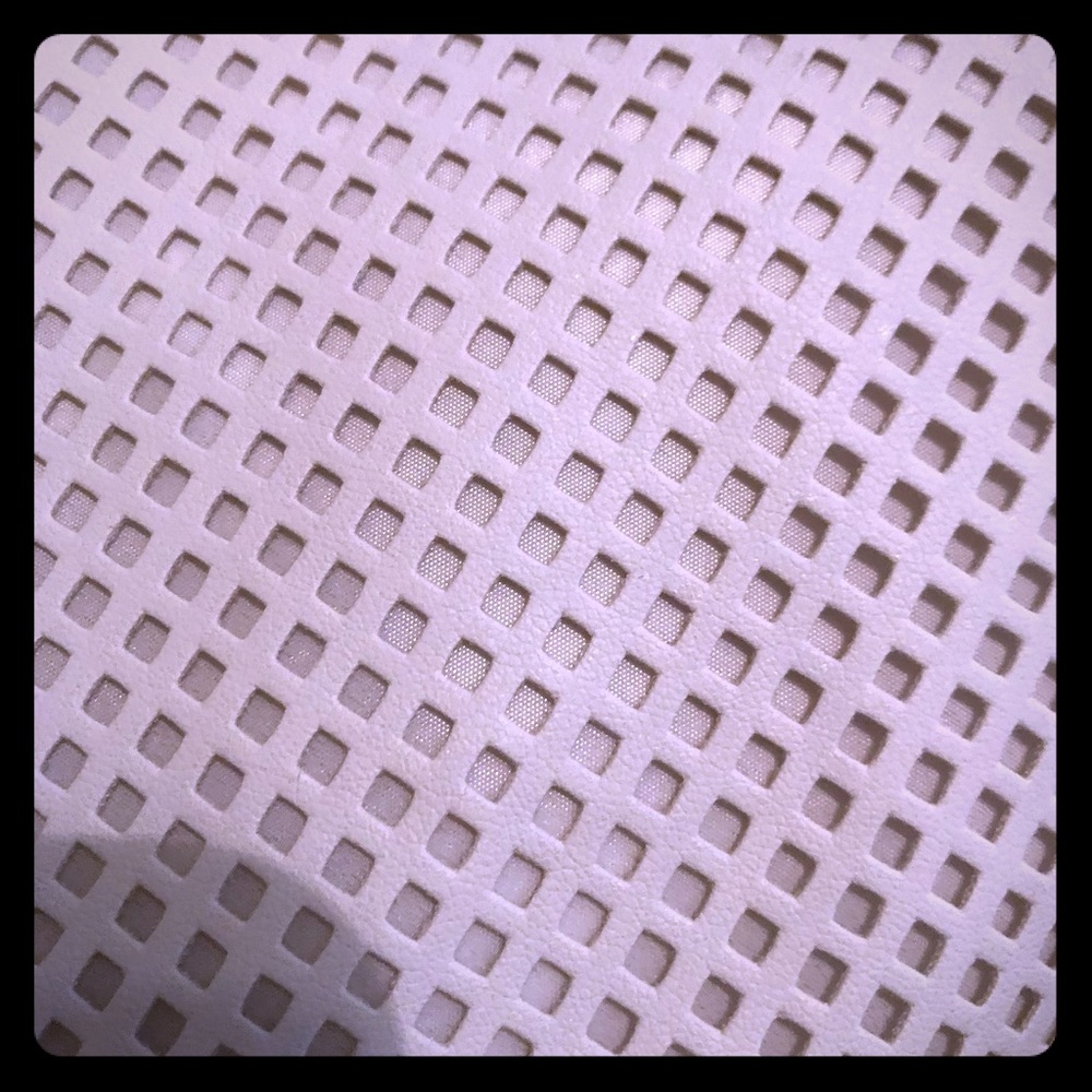 Banana Republic White Faux Leather Dress